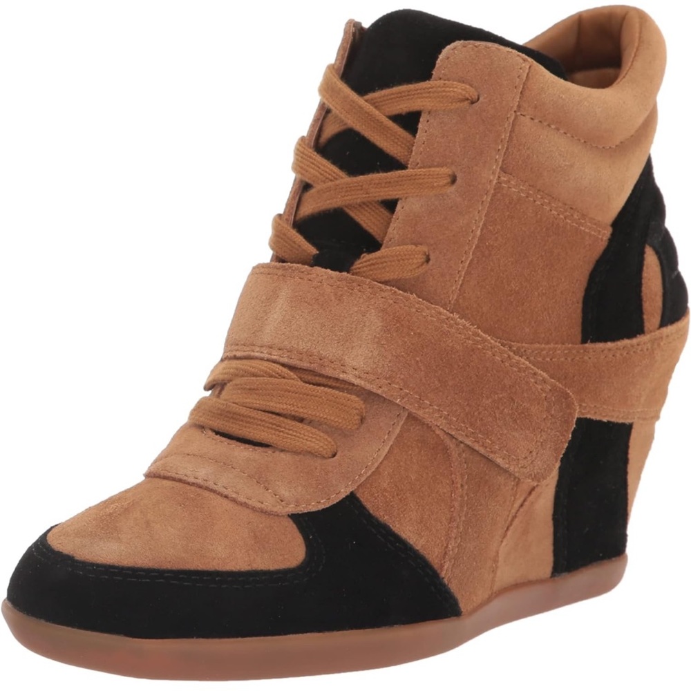 SAVE $150 - NIB RARE ASH BOWIE WEDGE HEEL SUEDE SNEAKERS - SIZE 37